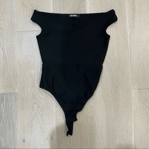 Black bodysuit size 4 from Missguided